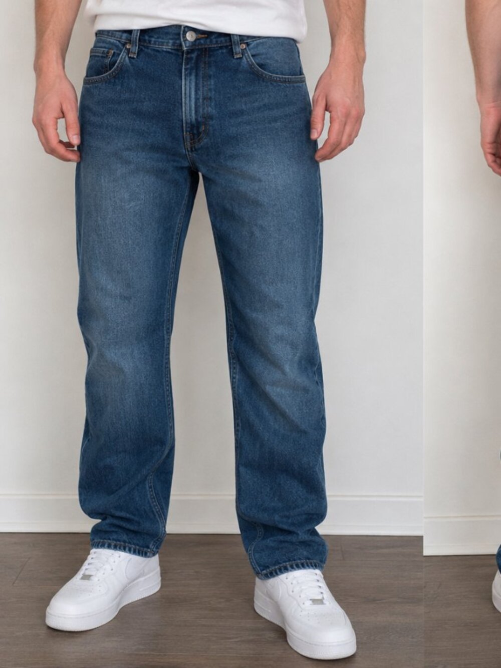 Wrangler Men’s Jeans 30x30 Blue Denim Relaxed Straight Stretch